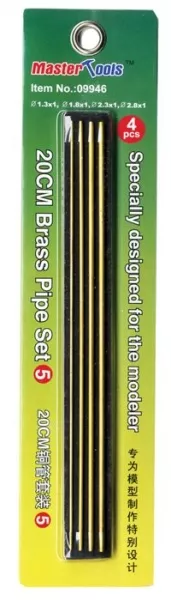 Trumpeter Master Tools - 20CM Brass Pipe Set 5 